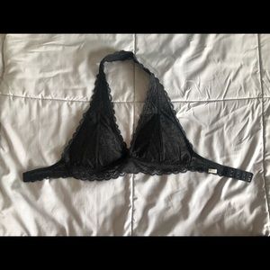 Black lace bralette